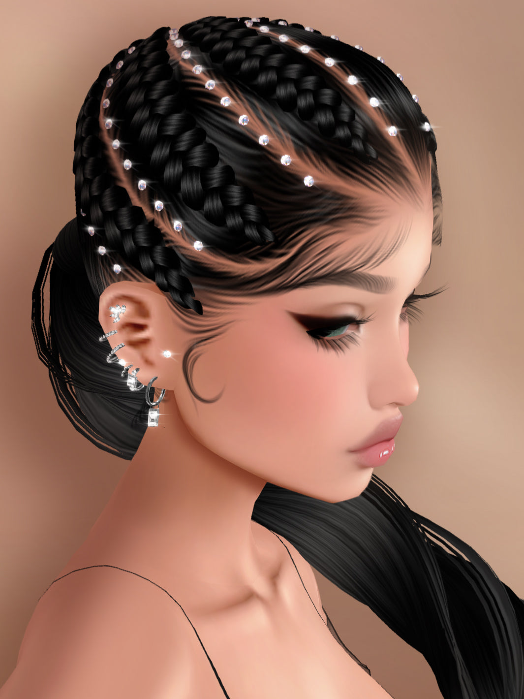 Babyhair Bling 01